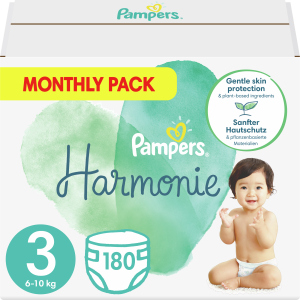 Подгузники Pampers Harmonie Размер 3 (6-10 кг) 180 шт (8006540156414) ТОП в Харькове