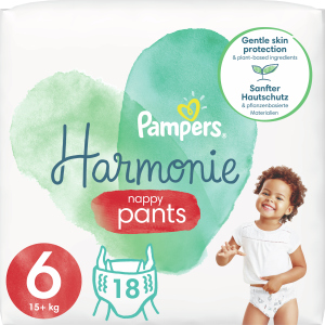 Подгузники-трусики Pampers Harmonie Nappy Pants Размер 6 (15+ кг) 18 шт (8006540181461) ТОП в Харькове