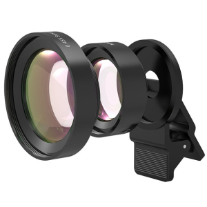 купить ​Объектив для телефона ORICO Phone Camera Lens 0.45X Wide Angle Lens, 12.5X Macro Lens 2 in 1 MPC-A1-BK