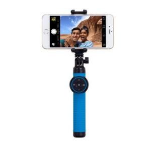 хорошая модель Селфи-монопод Momax Selfie Hero KMS8D NEW 150cm with Bluetooth Android and iOS Blue