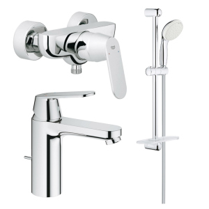 Набір змішувачів Grohe Eurosmart S-Size 126114M краща модель в Харкові