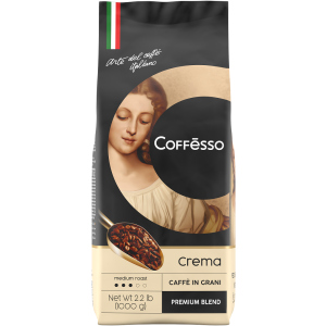 Кофе в зернах Coffesso Crema 1000 г (8001681575018) ТОП в Харькове