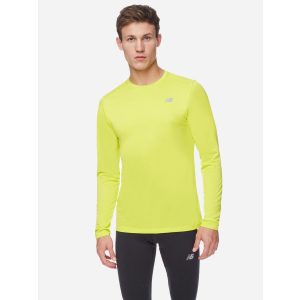 купить Рашгард New Balance Accelerate LS MT03205SYE L Желтый (195173833675)