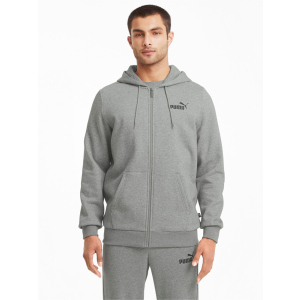 Спортивна кофта Puma ESS Small Logo FZ Hoodie 58670203 S Сіра (4063697314023) в Харкові