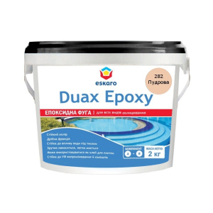 Затирка епоксидна ESKARO DUAX EPOXY для швів плитки та мозаїки 282 пудровий 2кг в Харкові