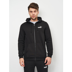 Спортивна кофта Puma ESS Small Logo FZ Hoodie 58670201 S Чорна (4063697310551) ТОП в Харкові