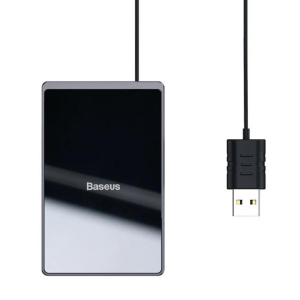 Беспроводное зарядное устройство Baseus Wireless Charger Card Ultra Thin 15W WX01B-01 Black