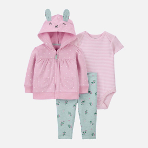 Комплект (боди + толстовка + лосины) Carters 1J955310 62 см 650 P Pink (194133778544) лучшая модель в Харькове