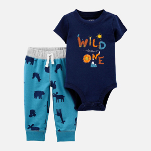 хорошая модель Костюм (боди + штаны) Carters 1J456410 80 см 400 N Navy (194133580284)