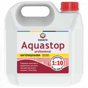 Ґрунтовка Eskaro Aquastop Professional 3 л краща модель в Харкові