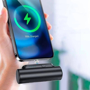 УМБ міні портативний Magnet Power Bank 3000mAh 18W Fast Charge black краща модель в Харкові