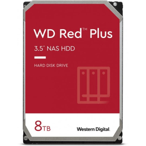 Жорсткий диск Western Digital 8TB Red NASPlus 7200rpm 256MB (WD80EFBX) 3.5 SATA III краща модель в Харкові