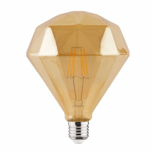 Лампа вінтажна світлодіодна (ретро) Horoz Electric RUSTIC DIAMOND-6 6W Filament led 2200К E27 (001 034 0006) рейтинг