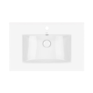 Раковина Qtap Albatross 700х460х180 White з донним клапаном QT01113070CW ТОП в Харкові