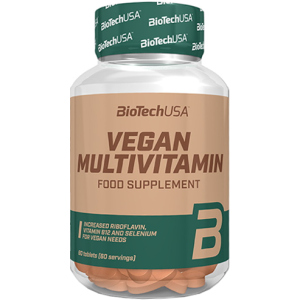 Витамины и минералы Biotech Vegan Multivitamin 60 таблеток (5999076239337) ТОП в Харькове