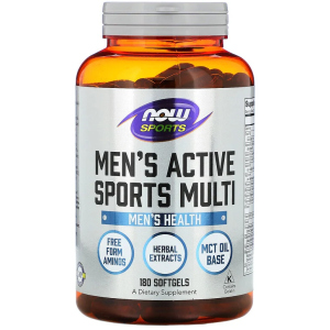 купить Витамины Now Foods Men's Extreme Sports Multi 180 софт капсул (733739038913)