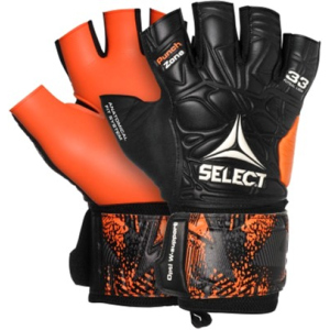 Вратарские перчатки Select Goalkepeer Gloves Futsal Liga 33 8 (201) Черно-оранжевые (5703543212064) лучшая модель в Харькове