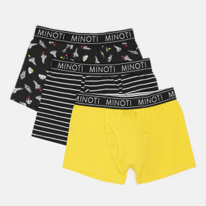 Трусики-шорти Minoti 7B BRIEF 3 35098JNR 104-110 см 3 шт Чорні (5059030615727) краща модель в Харкові