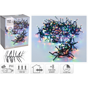 Гірлянда Christmas Decoration 1152 LED ламп різнокольорова 11.4 м (AX9502440) в Харкові