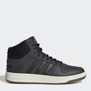 Черевики Adidas Hoops 2.0 Mid GZ7959 45 1/3 (10.5) 29 см Carbon/Cblack/Whitin (4064047619188) краща модель в Харкові