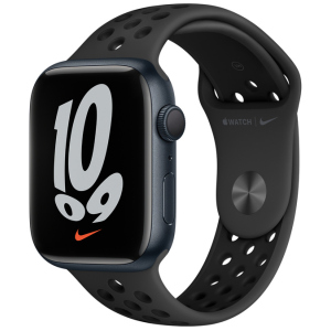 Смарт-годинник Apple Watch Series 7 Nike GPS 45mm Мідний світлий Case with Anthracite/Black Nike Sport Band (MKNC3UL/A) в Харкові