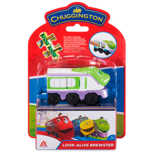 купить Игрушка Chuggington Паровозик Коко с механической функцией и пазлом (EU890303)