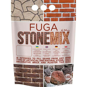 Затирка Заповнювач швів Polimin Fuga Stonemix білий 5 кг в Харкові