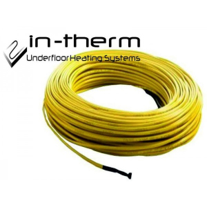 Кабель двожильний In-Therm 7.7 кв.м, 1300 Вт