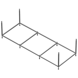 Каркас для ванни AM.PM Spirit 180х80 (W72A-180-080W-R2) краща модель в Харкові