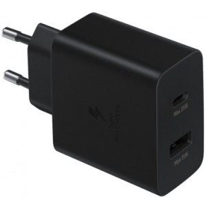 Зарядний пристрій Samsung 35W Charger Duo USB-C + USB Black (EP-TA800NBEGRU) ТОП в Харкові