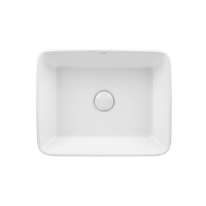 Раковина-чаша Qtap Tern 475х370х140 White з донним клапаном QT17112074W ТОП в Харкові