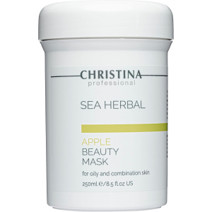 Яблучна маска краси Christina Sea Herbal Beauty Mask Green Apple 250 мл (7290100360576) краща модель в Харкові