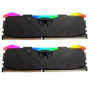 Модуль пам'яті для комп'ютера DDR4 16GB (2x8GB) 3200 MHz Viper RGB Black Patriot (PVR416G320C6K) в Харкові