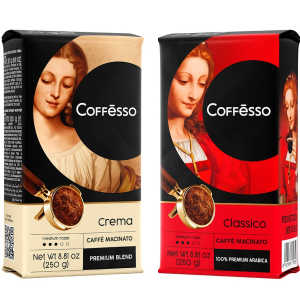 Набір меленої кави Coffesso Classico 250 г + Coffesso Crema 250 г (2300000010077)