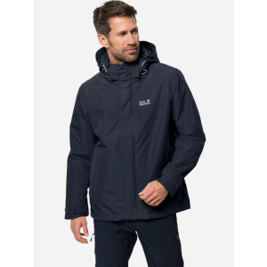 Куртка 3 в 1 Jack Wolfskin Arland 3In1 M 1110711-1010 XL Темно-синя (4055001957552) в Харкові