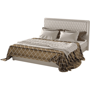 Ліжко Aqua Rodos Кристал 180 х 200 см Бежевий (АР000031945) краща модель в Харкові