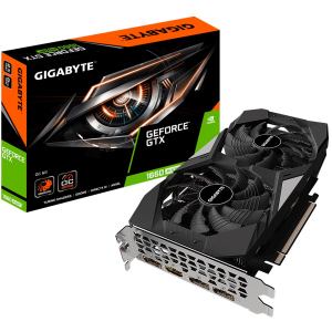 Відеокарта Gigabyte GeForce GTX 1660 SUPER OC 6G (GV-N166SOC-6GD) ТОП в Харкові