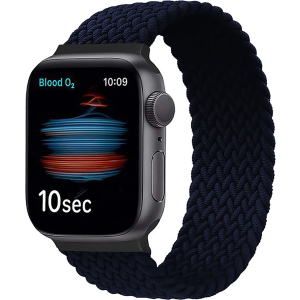 Ремешок Promate Fusion-40L для Apple Watch 38-40 мм 1/2/3/4/5/6/7/SE Charcoal (fusion-40l.charcoal) в Харькове