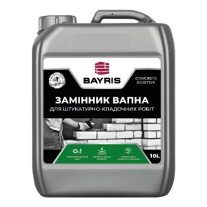 Пластификатор Заменитель извести для штукатурно-кладочных работ Bayris 10 л рейтинг