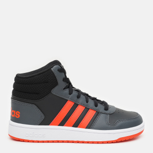 Кеды детские Adidas Hoops Mid 2.0 K GZ7768 35 Cblack/Solred/Gresix (4064049104453) лучшая модель в Харькове