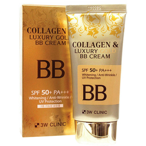 ВВ-крем для лица 3W Clinic Collagen & Luxury Gold BB Cream SPF50+/PA+++ 50 мл (8809331318875) в Харькове