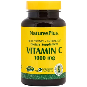 Витамин C, Vitamin C, 1000 мг, Nature's Plus, 90 вегетарианских капсул (097467023123) ТОП в Харькове