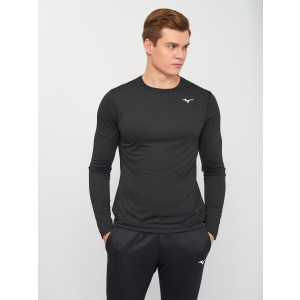 Рашгард Mizuno Impullse Core LS Tee J2GA752009 L Черный (5054698296189) ТОП в Харькове