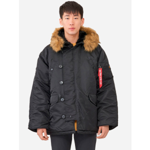 Парку Alpha Industries MJN31000C1 N-3B Parka S Black (640631439611) краща модель в Харкові