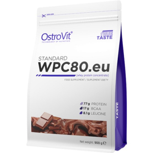 Протеин OstroVit Standard WPC80.eu 900 г Шоколад (5902232610550) в Харькове