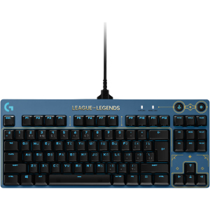 Клавіатура провідна Logitech G PRO Keyboard League of Legends Edition - LOL-WAVE2 USB (920-010537) рейтинг