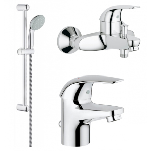 GROHE Набор Смесителей для ванной комнаты 3 в 1 Grohe Euroeco (123226S) в Харькове