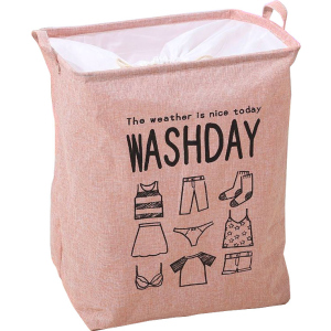 Корзина складная для белья и игрушек Organizers Washday Розовая (2000992409612) ТОП в Харькове