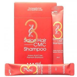 Набор восстанавливающего шампуня с аминокислотами Masil 3 Salon Hair CMC Shampoo Stick Pouch 8 мл х 20 шт (8809494545682)