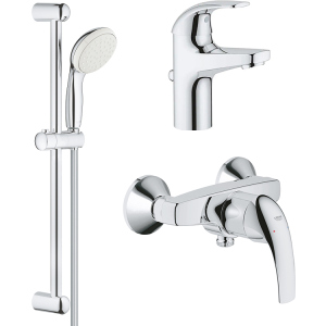 Набір змішувачів GROHE Start Curve 23805111 (23805000+23767000+27853001) краща модель в Харкові